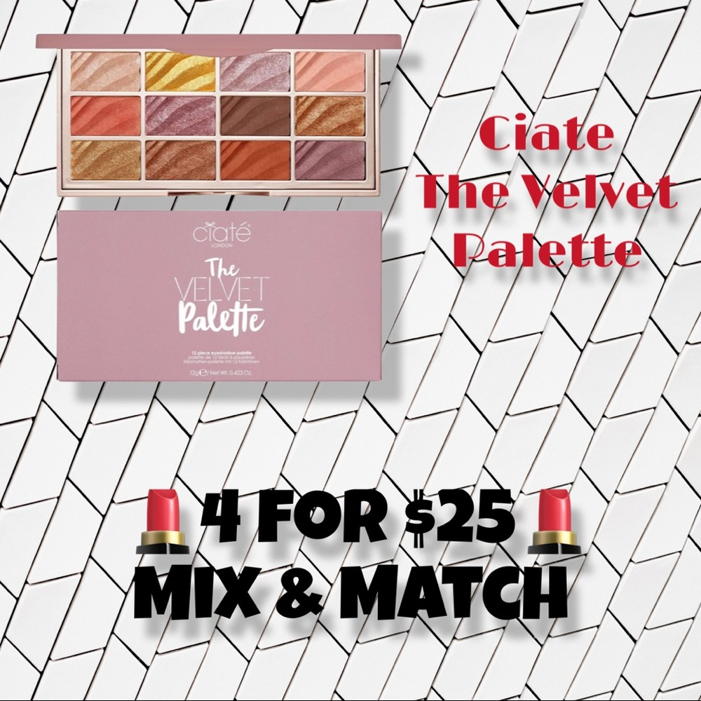 💄4 for $25💄 Ciate Velvet Palette - brand new